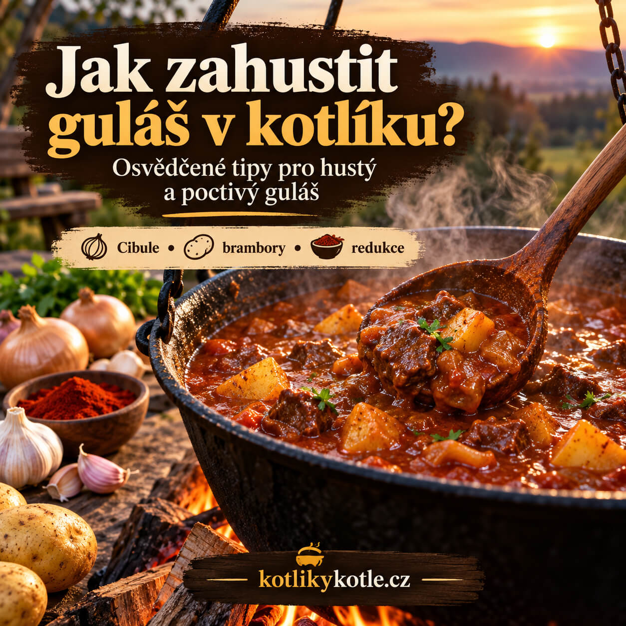 🥘🔥 Jak zahustit guláš v kotlíku? 7 osvědčených způsobů pro hustou a poctivou šťávu