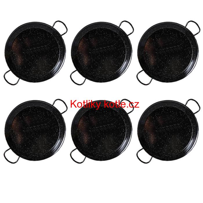 Paella Tapas catering 24 cm - 6 ks pánví