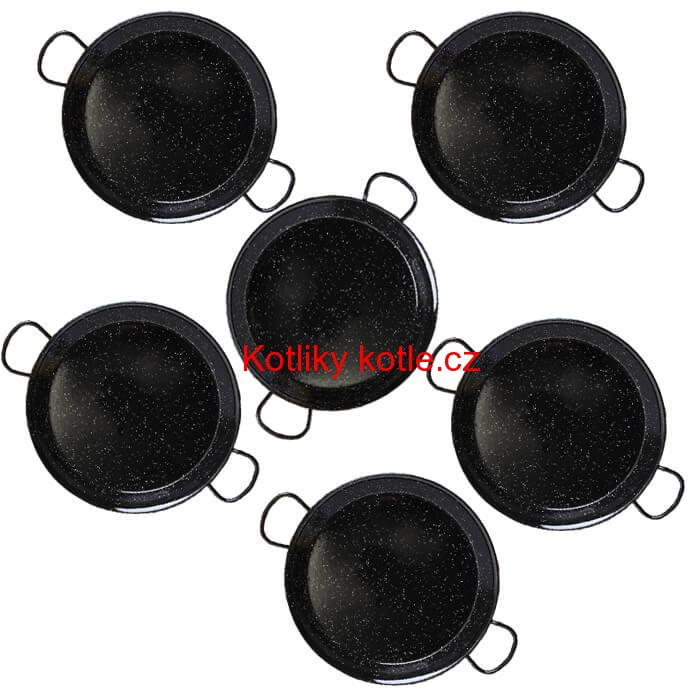 Paella Tapas catering 24 cm - 6 ks pánví