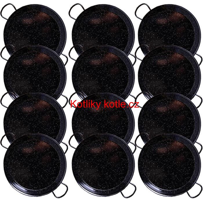 Paella Tapas catering 24 cm - 12 ks pánví