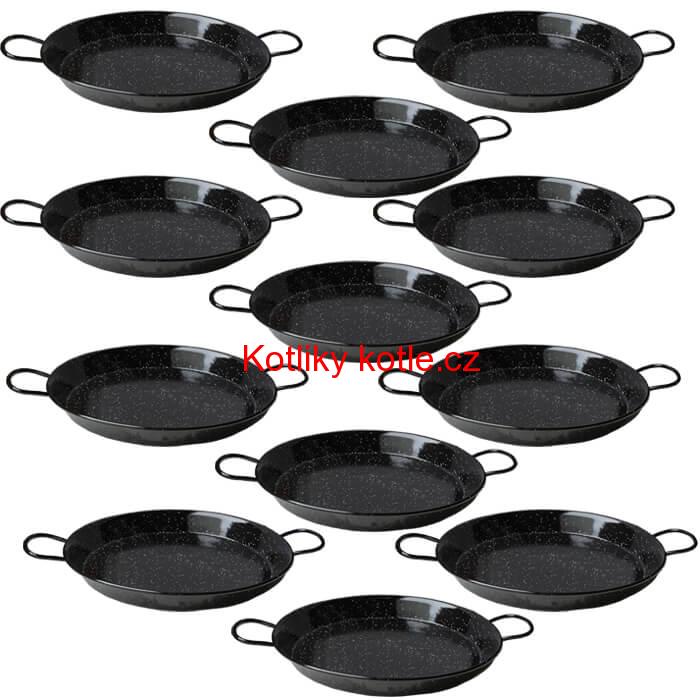Paella Tapas catering 24 cm - 12 ks pánví