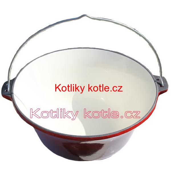 Litinový kotlík 7,2 L - smaltovaný povrch