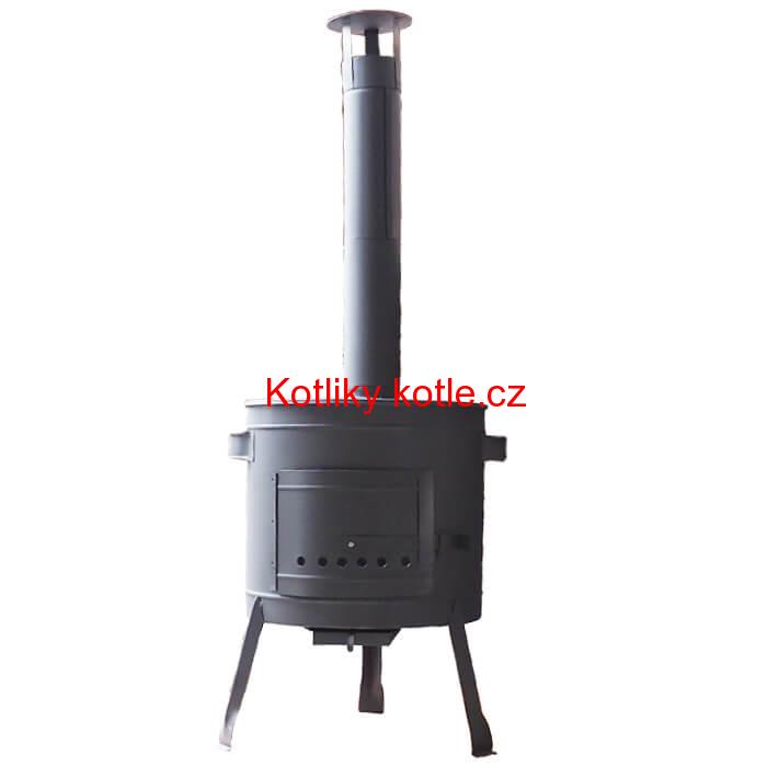 Kotlina pod kotlíky 36 cm + žáruvzdorná barva Plus 600
