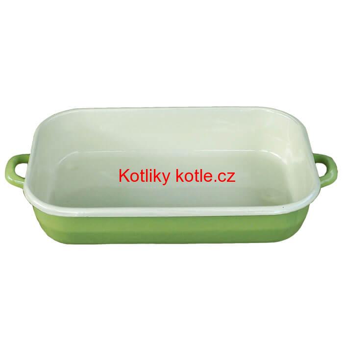 Smaltovaný pekáč 40 x 21,5 cm GREEN