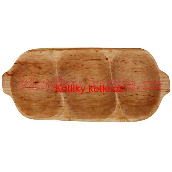 Servírovací dřevěný podnos
