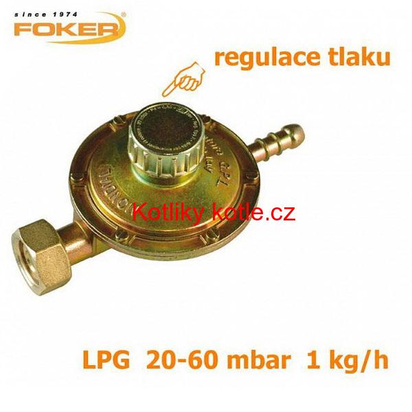 Regulátor tlaku LPG 20-60 mbar