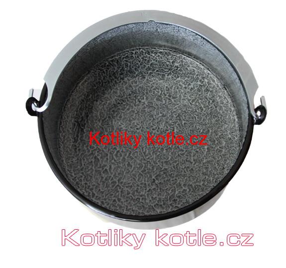 Smaltovaný kotlík na ryby 6 L