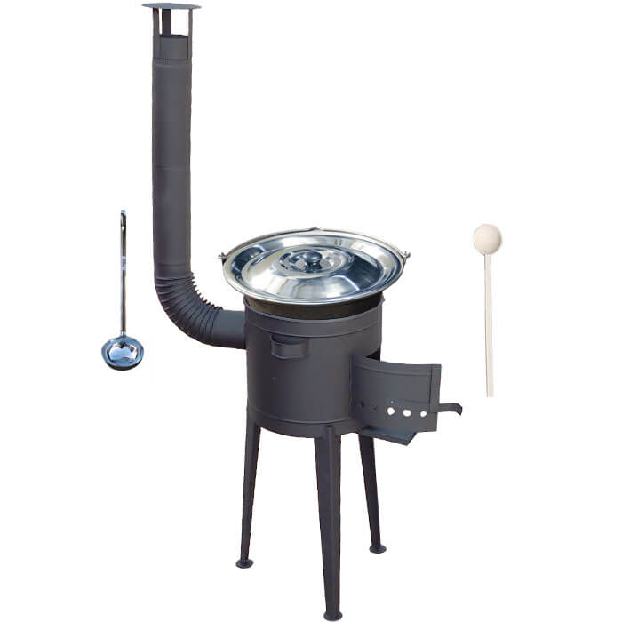 Nerezový kotlík 20 L (1,5 mm) + vysoká žáruvzdorná kotlina 42 PLUS 600 