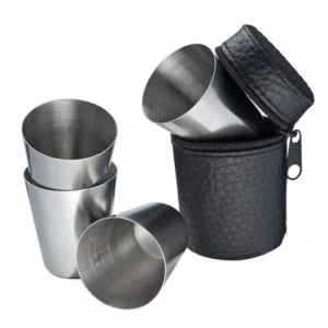 Turistické sklenice v pouzdru 4 ks 1,5 dl 4 ks