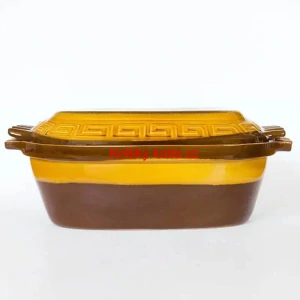 Římská mísa / pekáč z glazované terakotové hlíny 6 l