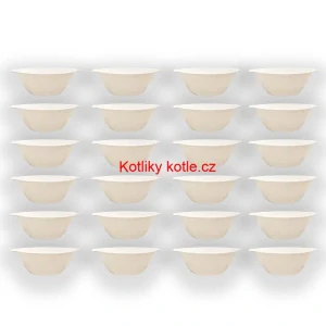 Sada 24 ks: Plastová miska na fajnový kotlíkový guláš a polévky – 750 ml