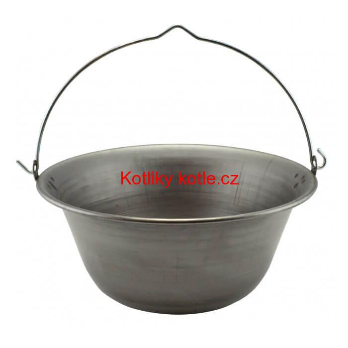 Železný kotlík na guláš 6 L (0,75 mm)