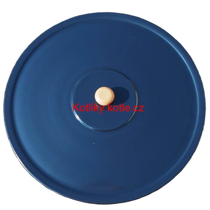 Smaltovaná poklice veliká 65 cm