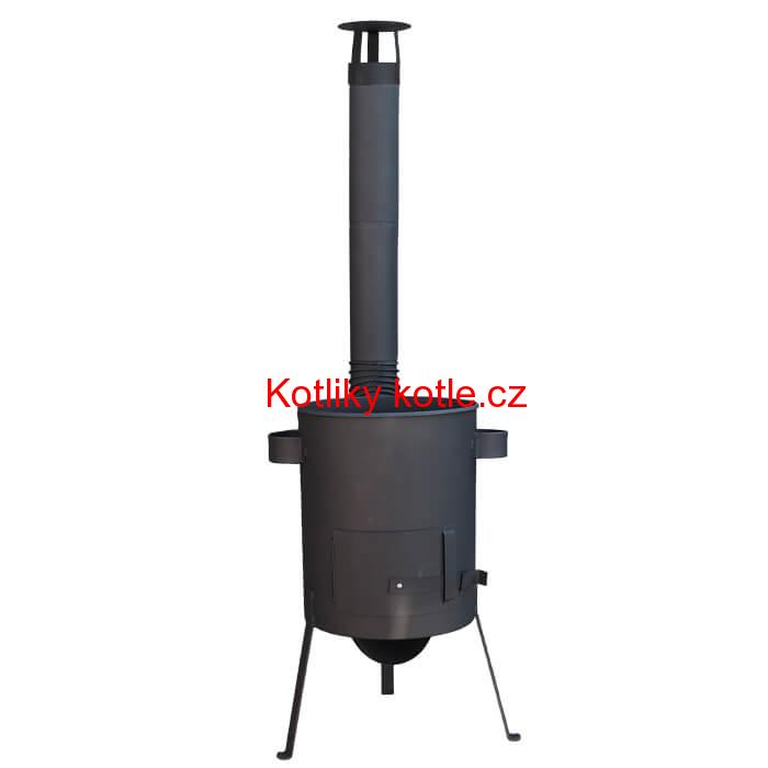 Kotlina 45 cm s žáruvzdornou barvou PLUS 600 4 MM