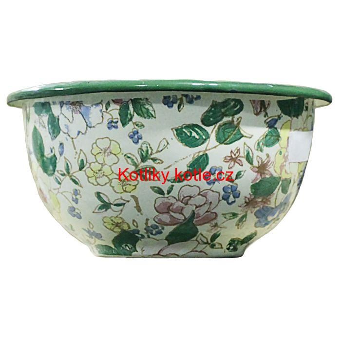 Smaltovaná vzorovaná miska 15 cm DECOR