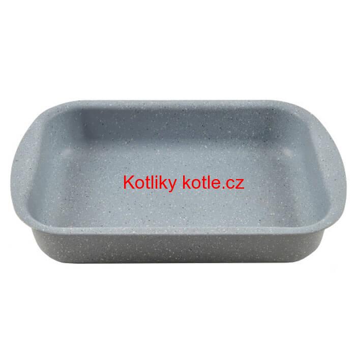 Pekáč s granitovým povrchem 29 x 20 cm šedý Granit Line