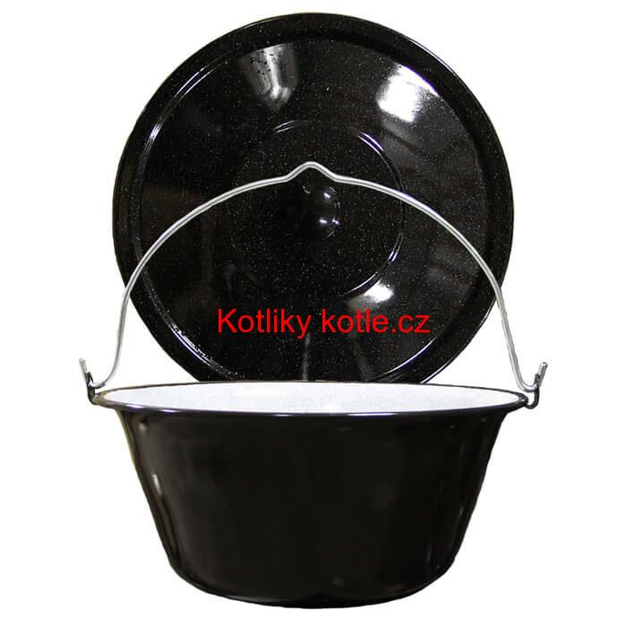 Smaltovaný kotlík 50 L + poklice