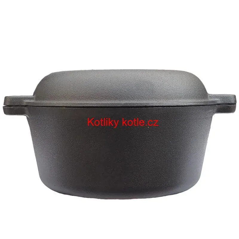 Litinový kastrol s pánví 2 v 1 26 cm