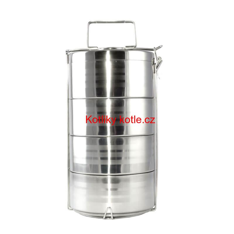 Jídlonosič - termo nerezový 4 dílný