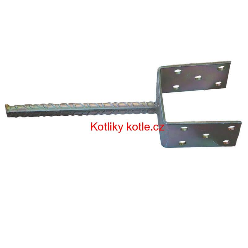 Patka zápustná, kotevní, pozinkovaná 8 cm