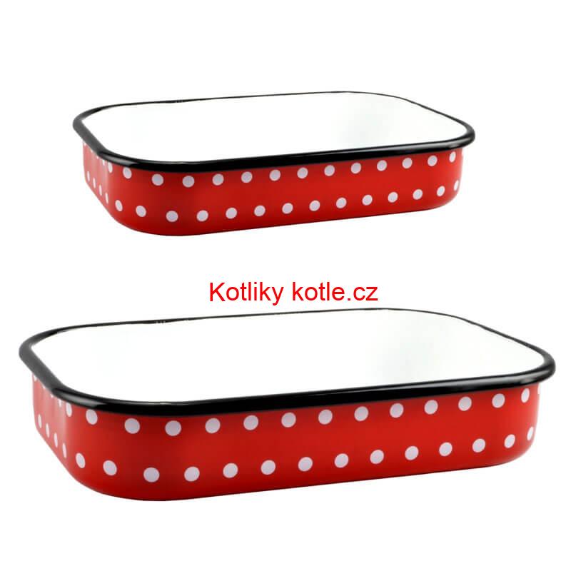 Smaltované pekáče DECOR 2 ks