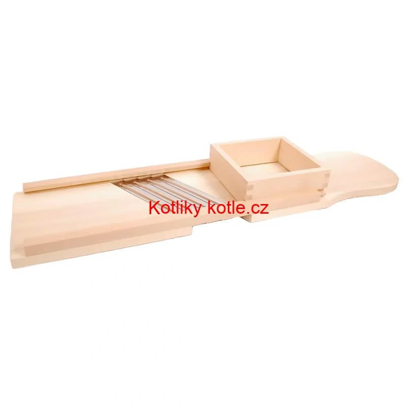 Ruční dřevěný kráječ zelí 4 nože 93 x 23,5 cm (obrovský)