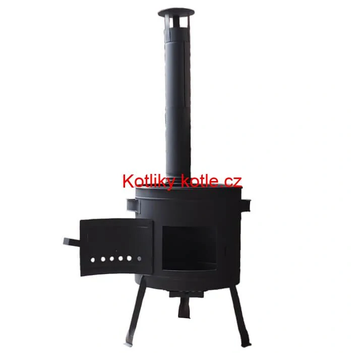 Smaltovaný kotlík (1,2 mm) 22 L + plynový hořák k PB + nízká kotlina 42 PLUS 600 + nerezová poklice INOX
