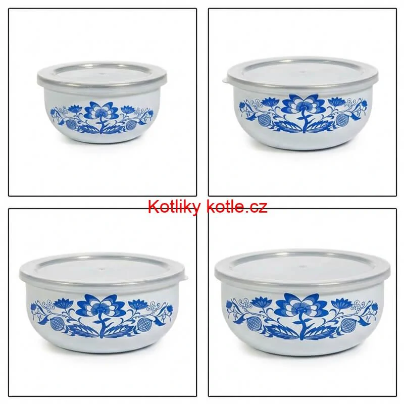 8 dílná sada smaltovaných misek BELLY ONION