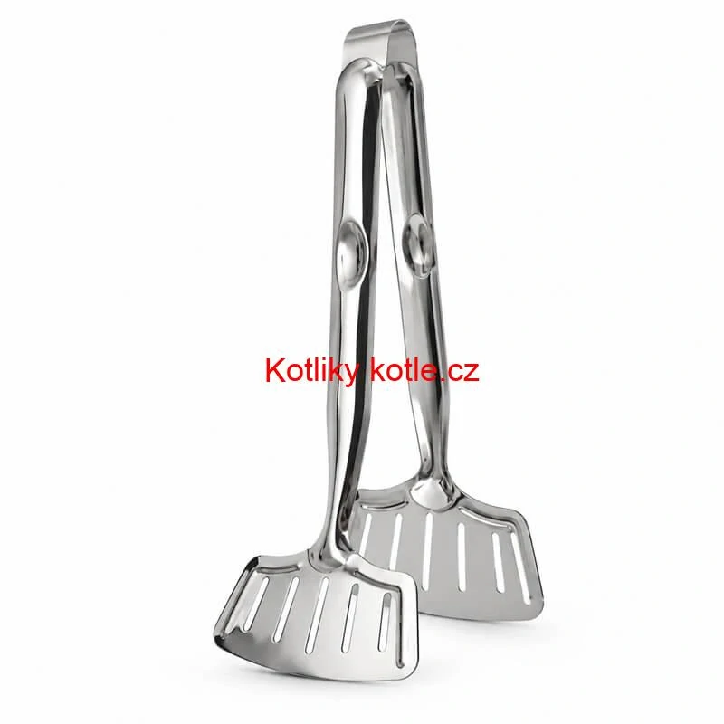Nerezové kleště na rybu – kuchyňská obracečka 2 v 1, 28 cm
