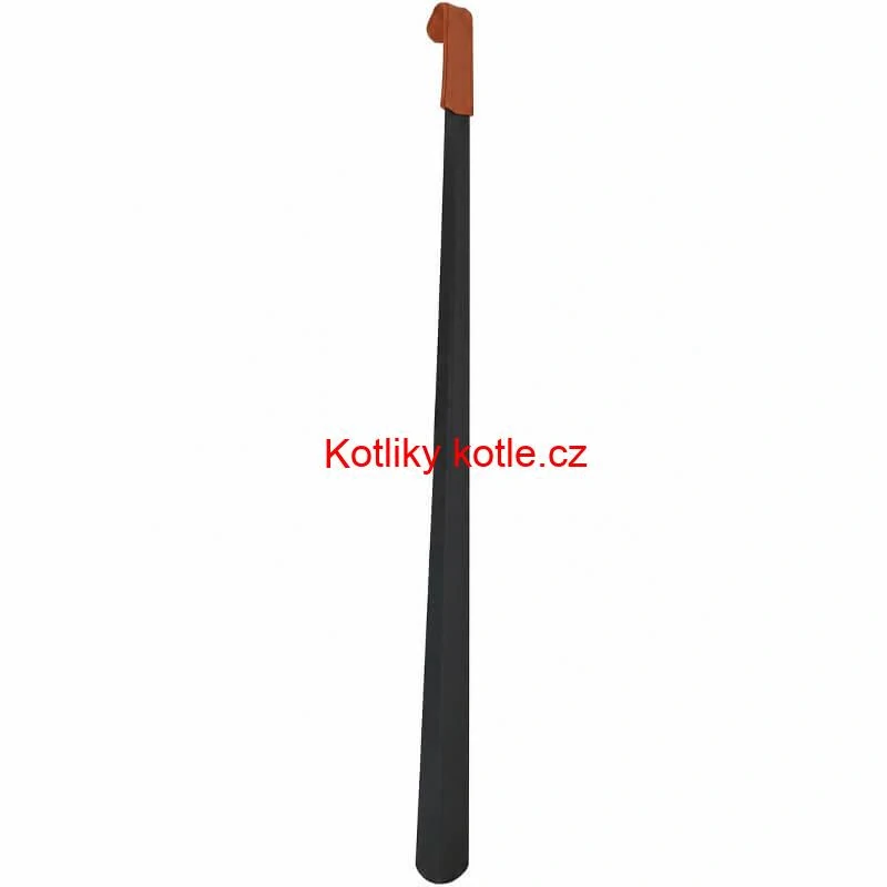 Kovová lžíce na boty 80 cm s rukojetí ze syntetické kůže