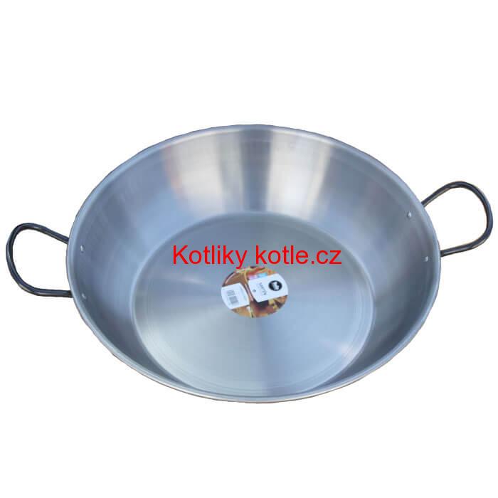 Pánev 40 cm ocelová vysoká