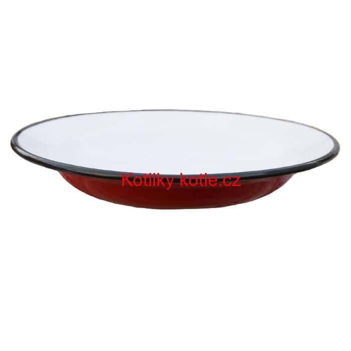 Smaltovaný talíř 22 cm