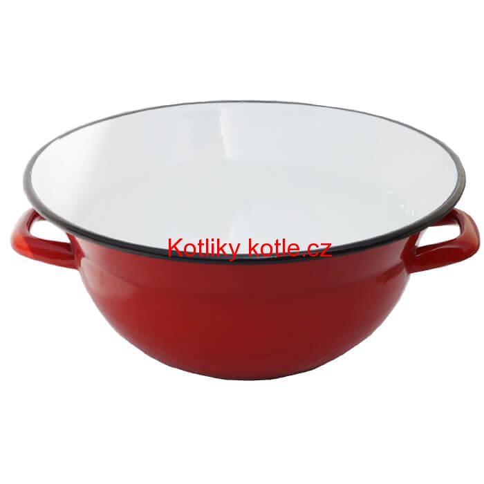 Smaltovaná miska s držáky (Vajling)