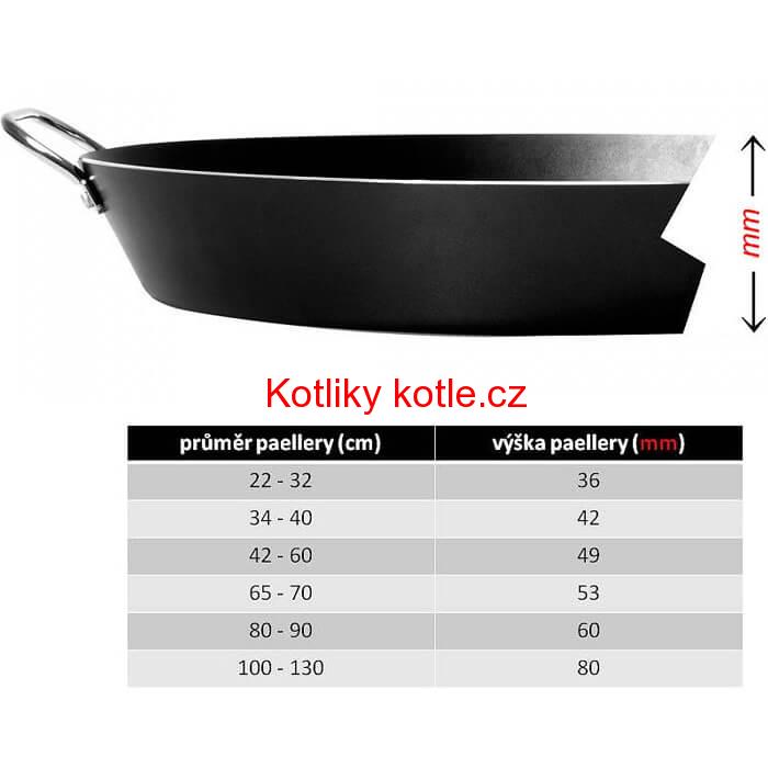 Paella pánev VACA SMALT 26 cm