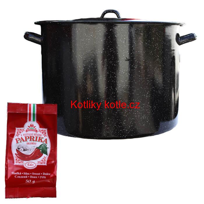 Smaltovaný hrnec 50 L + Paprika 50 g