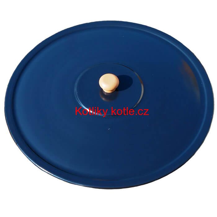 Smaltovaná poklice veliká 65 cm