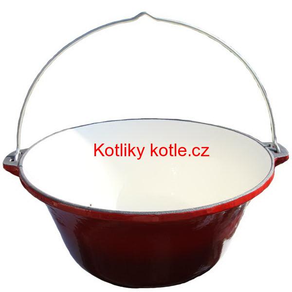 Litinový kotlík 16 L - smaltovaný povrch