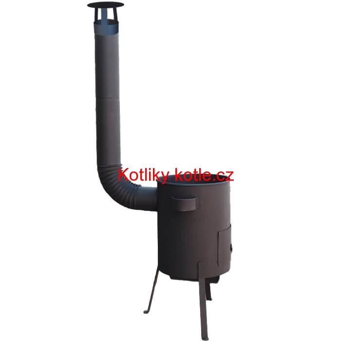 Kotlina 45 cm s žáruvzdornou barvou PLUS 600 4 MM