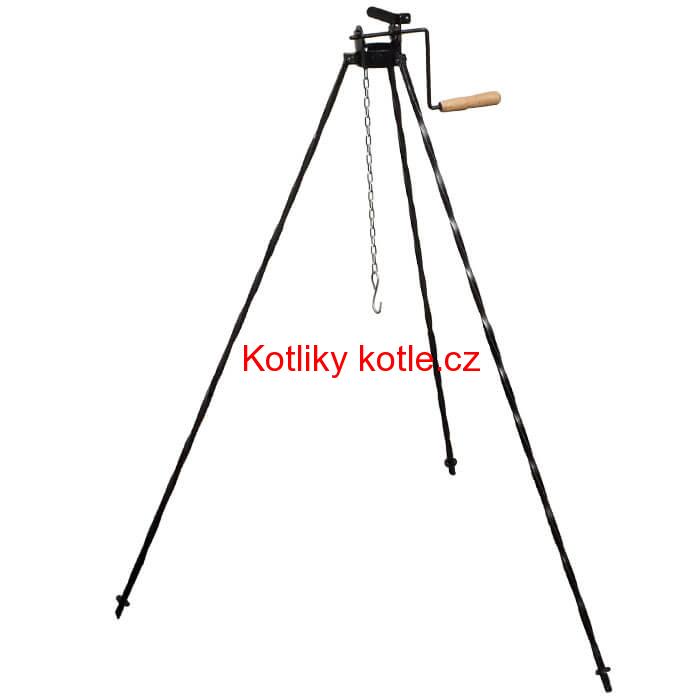 Stojan na kotlík s poistní kladkou 1,25 m VAR