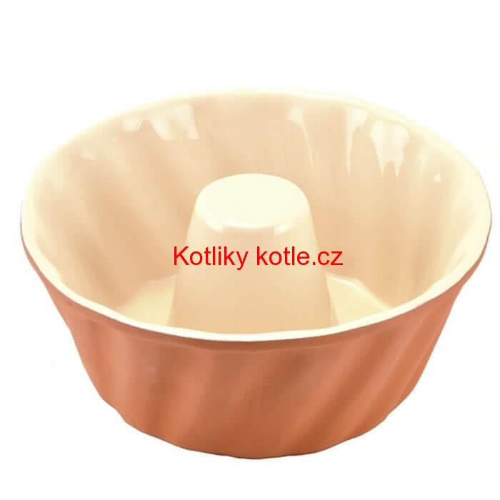 Hliněná forma na bábovku s glazurou 25 cm