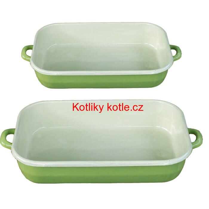 Smaltované pekáče GREEN 2 ks