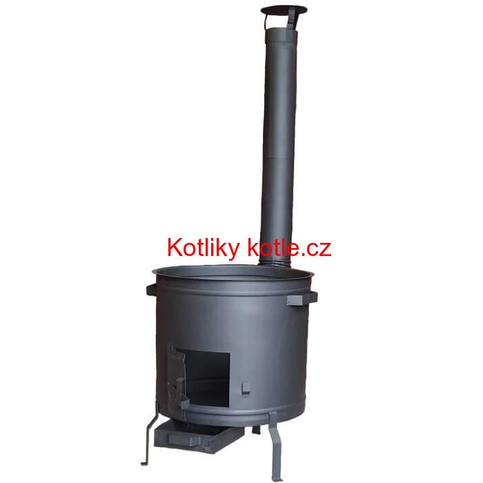 Kotlina pod kotle a kotlíky 56 cm PLUS 600 + žáruvzdorná barva PLUS 600 ° C