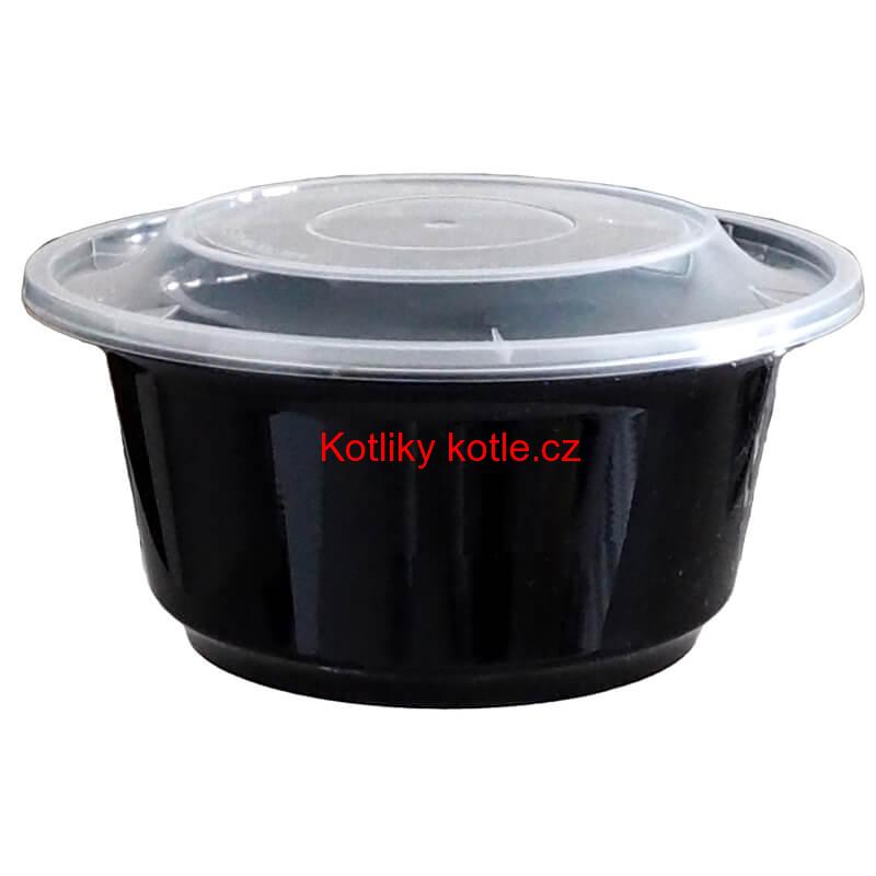 Plastový box (miska) na guláš + víčko 1000 ml