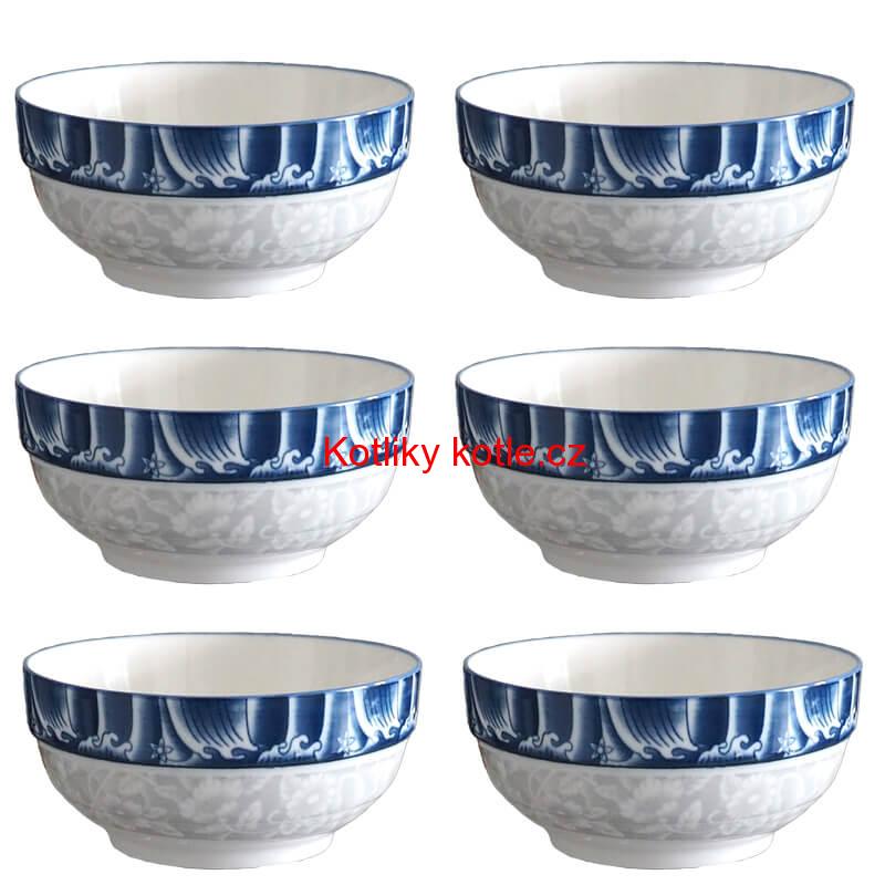 Keramické misky na servírování guláše 15 cm 6 ks