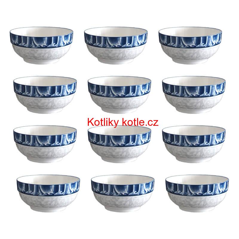 Keramické misky na servírování guláše 15 cm 12 ks