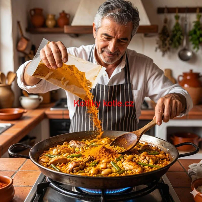 PAELLA pepř 50g - španělská kořenová směs s kurkumou a česnekem - Chuť Rizota a Rýžových Jídel