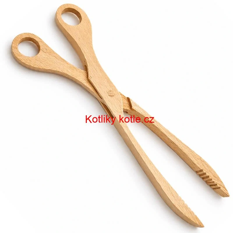 Dřevěné grilovací kleště 29 cm