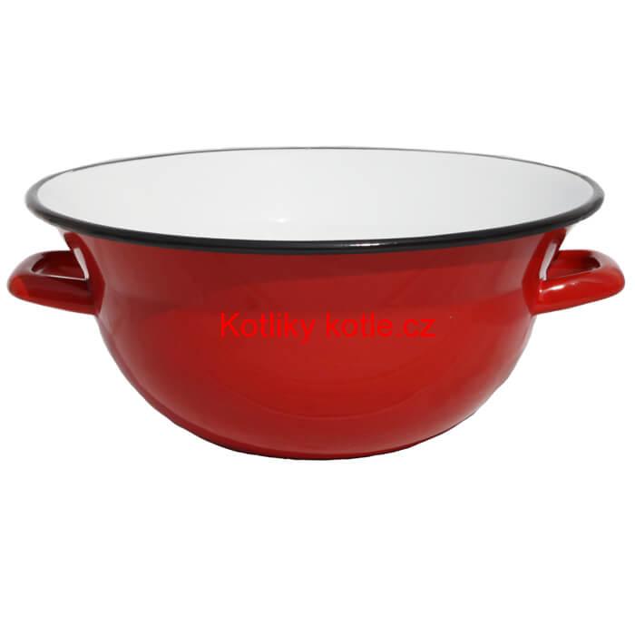 Smaltovaná miska s držáky (Vajling)