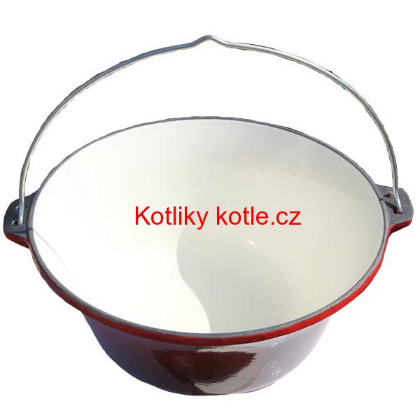 Litinový kotlík 16 L - smaltovaný povrch