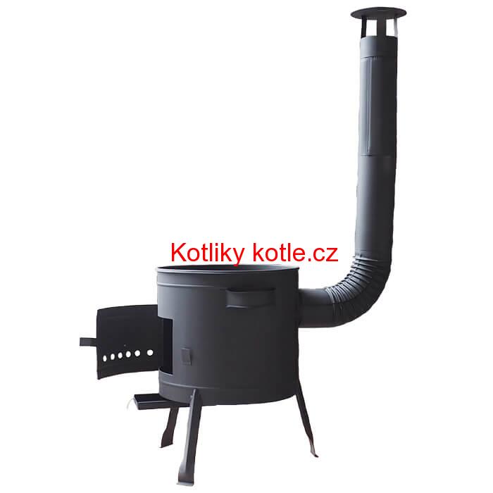 Kotlina pod kotlíky 36 cm + žáruvzdorná barva Plus 600